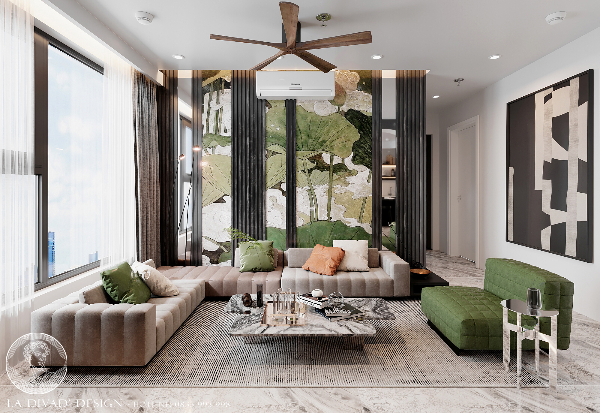 Thiết kế nội thất biệt thự tại Long Biên